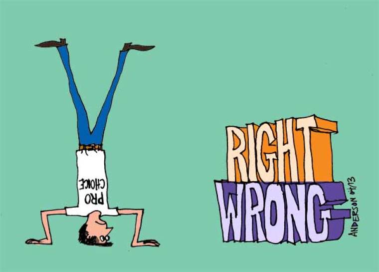 ProChoice A World Turned UpsideDown