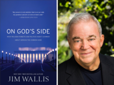 Cover of Jim Wallis' latest book, 'On God's Side'.