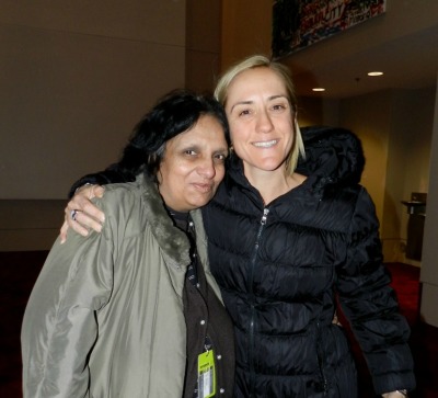 Veena Malhotra met Christine Caine, founder of The A21 Campaign, at the Passion 2012 Conference held in Atlanta, Ga.