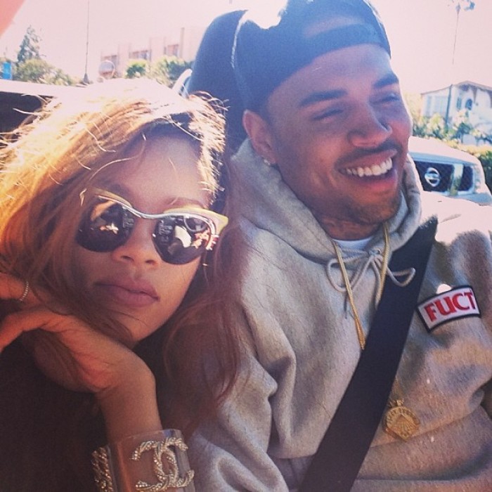Rihanna and Chris Brown enjoy an outing