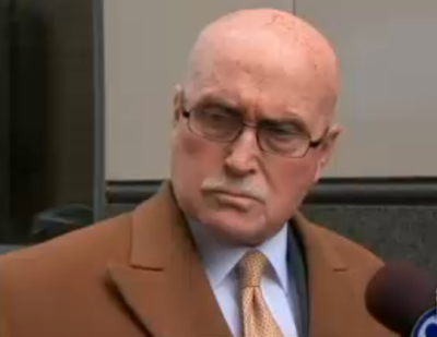 Jack McMahon, Kermit Gosnell's defense attorney, speaking to local reporters following opening statements in the trial of the West Philadelphia, Pa., abortion doctor who's accused of killing seven babies born alive and one patient who allegedly received too much anesthesia. March 19, 2013