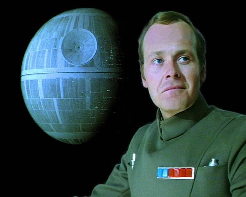 Richard LeParmentier as Admiral Motti in "Star Wars: A New Hope."
