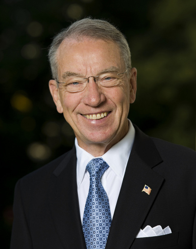 U.S. Senator Charles 'Chuck' Grassley (R-Iowa) official photo.