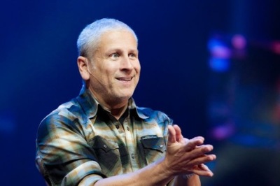 Louie Giglio gives message on following Jesus Christ at Catalyst West Thursday evening in Irvine, Calif., April 18, 2013.
