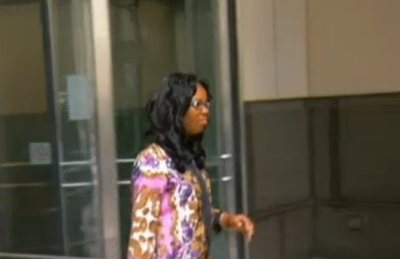 Kareema Cross, the last of 36 witnesses for the prosecution, leaves the courthouse following her testimony against abortionist Kermit Gosnell. Cross said she contacted authorities to report Gosnell, her former employer, who's accused of the death of one patient and seven babies. Witnesses' testified babies were born alive before their spines were 'snipped' or they were beheaded by Gosnell. Philadelphia, Pa., April 18, 2013.