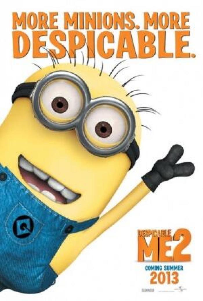 A poster for 'Despicable Me 2'
