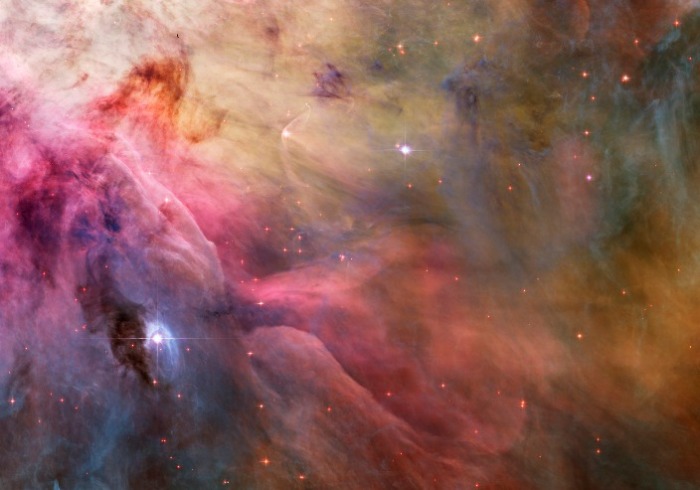 Variable star LL Orionis interacting with the Orion Nebula. [FILE]