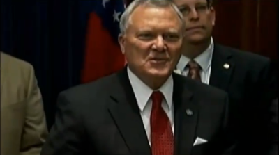 Georgia Republican Gov. Nathan Deal, speaking on May 15, 2013.