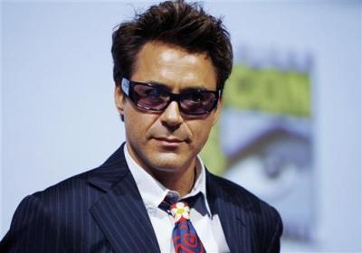 Actor Robert Downey Jr at annual Comic Con conference in San Diego, Calif., July 24, 2009.