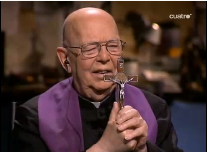 The Catholic Church's top exorcist Father Gabriele Amorth.