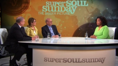 Oprah Winfrey discusses same-sex marriage with a round table panel on her 'Super Soul Sunday' program on the OWN network.