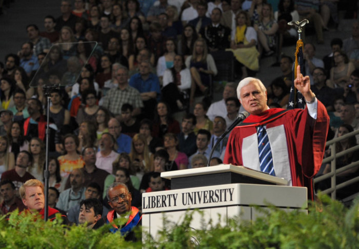 Ravi Zacharias was the keynote speaker at Liberty University's Baccalaureate Service held at the Vines Center on May 10, 2013.