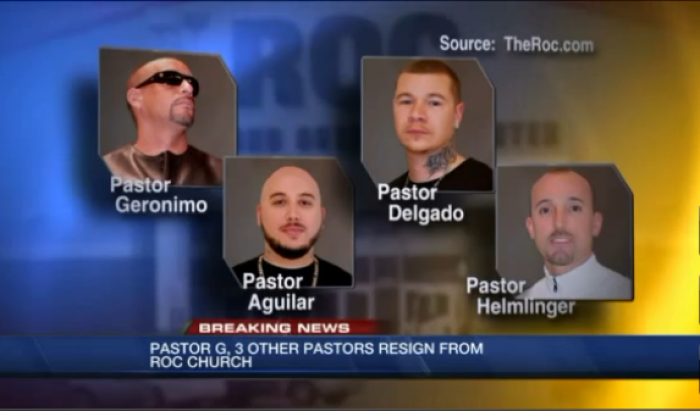 The four pastors who resigned for Virginia's ROC Church.