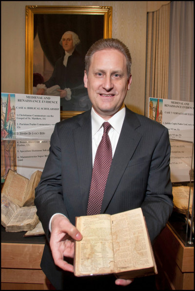 In November 2009, Hobby Lobby President Steve Green purchased his family's first biblical artifact. Today Green devotes much of his time to what has become known as The Green Collection, among the world's newest and largest private collections of rare biblical texts and artifacts. The collection of more than 40,000 biblical antiquities features this copy of the first printed English Bible in America, the Aitken Bible, a personal favorite of Green's.