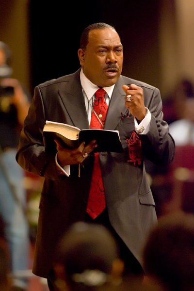 Bishop IV Hilliard of the New Light Christian Center in Houston, Texas.