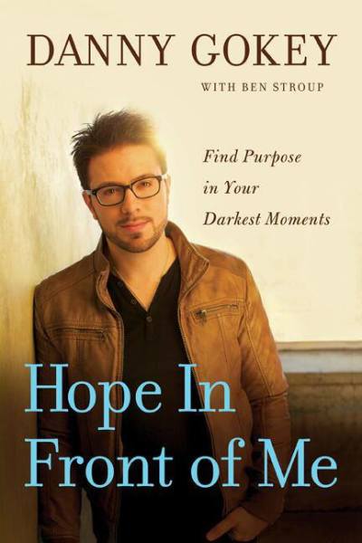 Cover shot of ex-American Idol finalist, Danny Gokey's new book, Hope In Front of Me