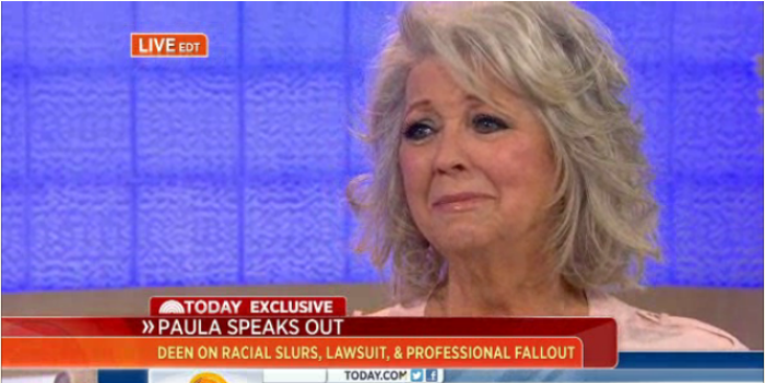 Celebrity chef Paula Deen breaks down on the NBC's Today on Wednesday June 26, 2013
