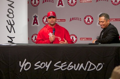 Baseball All-Star and Los Angeles Angels first baseman Albert Pujols shares about his personal journey from the Dominican Republic to the U.S. major leagues, July 2, 2013