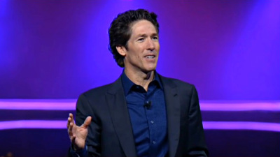Pastor Joel Osteen speaks Tuesday, July 2, 2013, at the 2013 Hillsong Conference in Sydney, Australia.