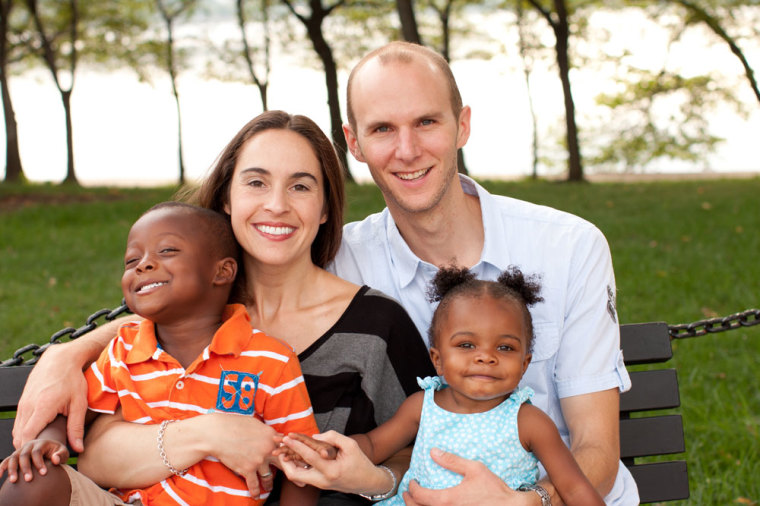 Amy and Aaron Graham, founders of DC127, and their two children, Elijah and Natalie.
