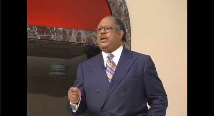 Chief pastor at the ATLAH World Missionary Church in New York City, James David Manning.