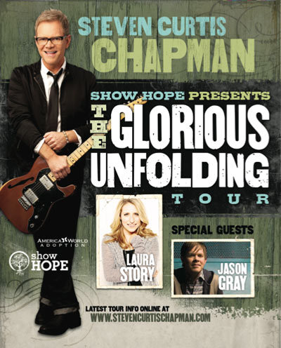 Steven Curtis Chapman tour, The Glorious Unfolding.