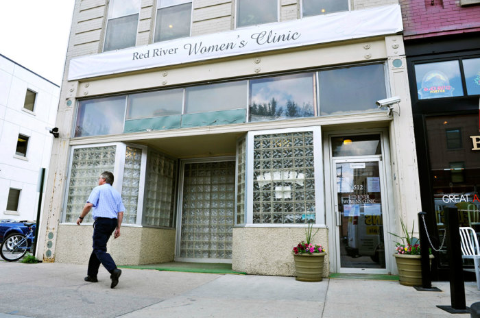 The Red River Women's Clinic is pictured in downtown Fargo, North Dakota July 2, 2013. Unless pending legal challenges lead the courts to intervene, clinic officials say, the Fargo clinic will be forced to close next month, leaving a more than 800-mile swath of the upper Plains without an abortion provider - a de facto ban on abortion in North Dakota. Picture taken July 2, 2013.