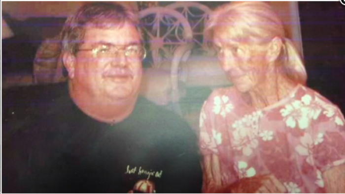 Gary Townsend (l) and his mother, Arlene Townsend.