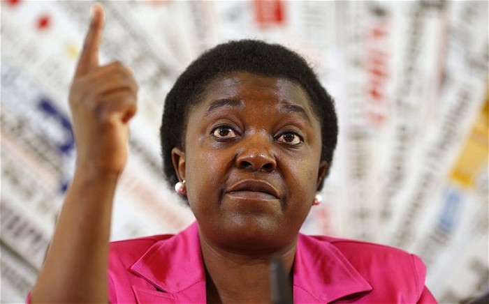 Cecile Kyenge, Italy's first black minister.