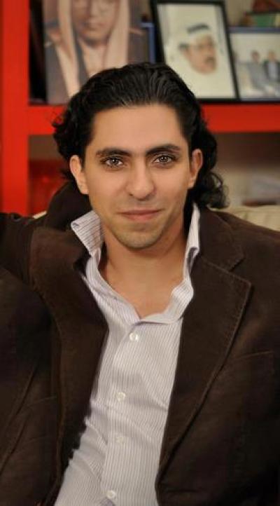 Saudi Arabian web designer Raif Badawi, who was recently sentenced to seven years in jail and 600 lashes for creating a social media website which authorities claim insults Islam.