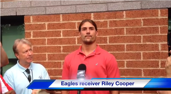 Eagle's wide receiver Riley Cooper.