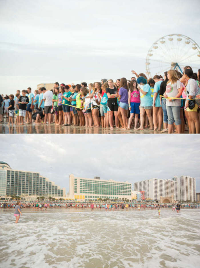 Students participated in NewSpring Church's The Gauntlet summer gathering from July 29 to August 2, 2013, in Daytona Beach, Fla.