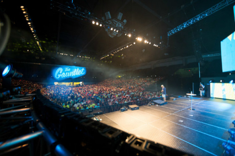 Students participated in NewSpring Church's The Gauntlet summer gathering from July 29 to August 2, 2013, in Daytona Beach, Fla.