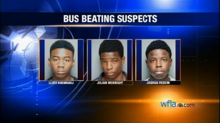 The suspects in the shocking Florida school bus beating.