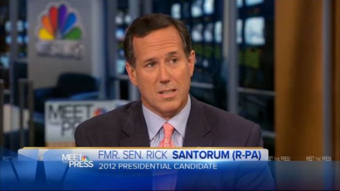 Former U.S. Senator and GOP presidential nominee, Rick Santorum