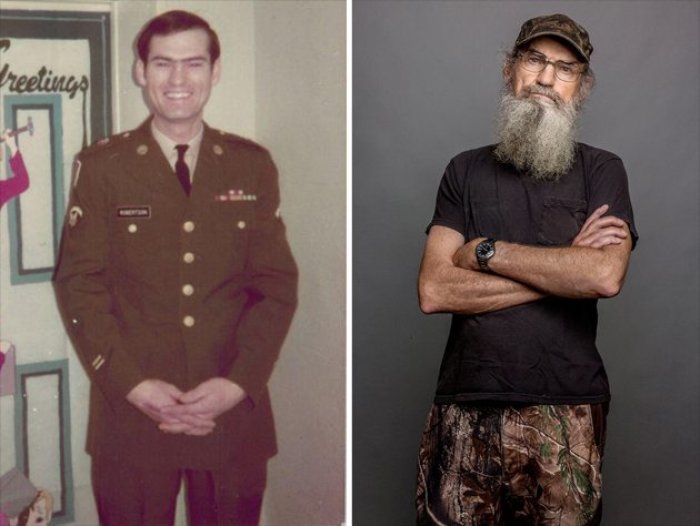 This photo shows Uncle Si from Duck Dynasty.