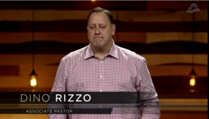Former senior Pastor of the Healing Place Church in Baton Rouge, La., Dino Rizzo, returned to the pulpit after a 14-month exile last Wednesday.