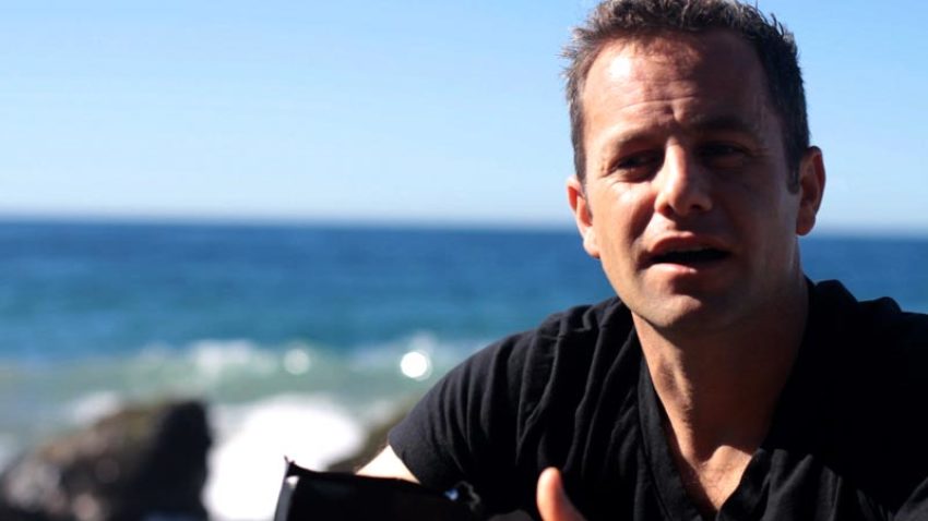 A picture of Kirk Cameron taken from his 2010 documentary "Unstoppable."