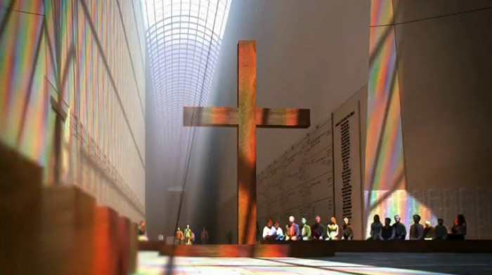 The Great Cross is a planned monument built of columbarium and mausoleum vaults to be located near Reno, Nevada. Construction was expected to start in 2014.