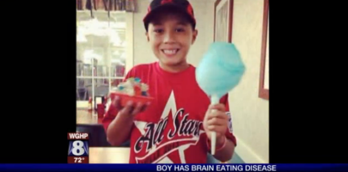 A warning has been issued in Florida after a 12-year-old, Zachary Reyna, falls seriously ill.