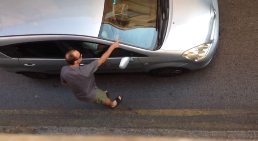 US Embassy staffer fights with motorist in Malta street.