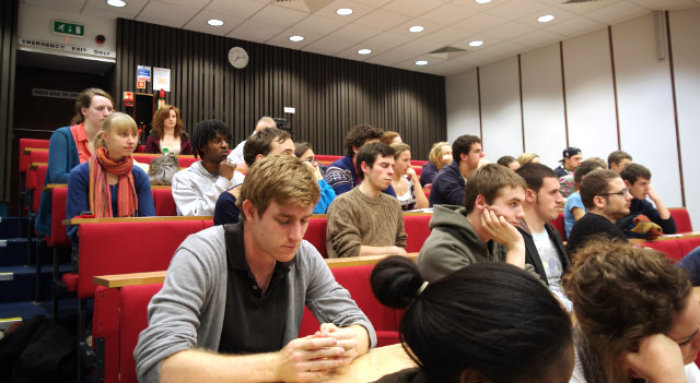University students are seen in this file photo.