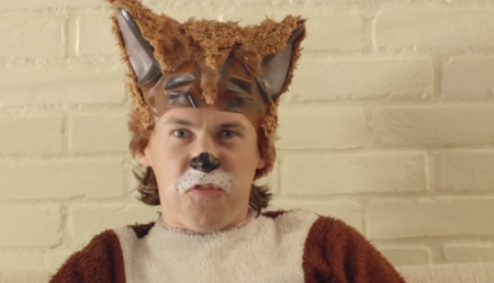 Image from "The Fox" music video by Norwegian group Ylvis.