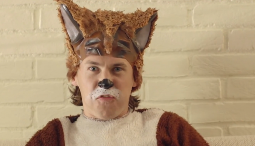 Image from "The Fox" music video by Norwegian group Ylvis.