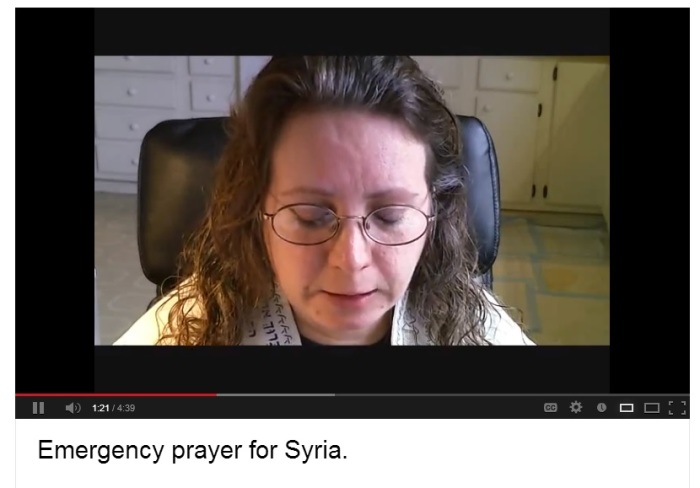 Pastor Cameron praying for Syria.