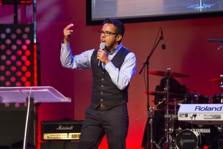 Samuel Rodriguez, speaking at The Heart Revolution conference on Sept. 6, 2013 in San Diego, Calif.