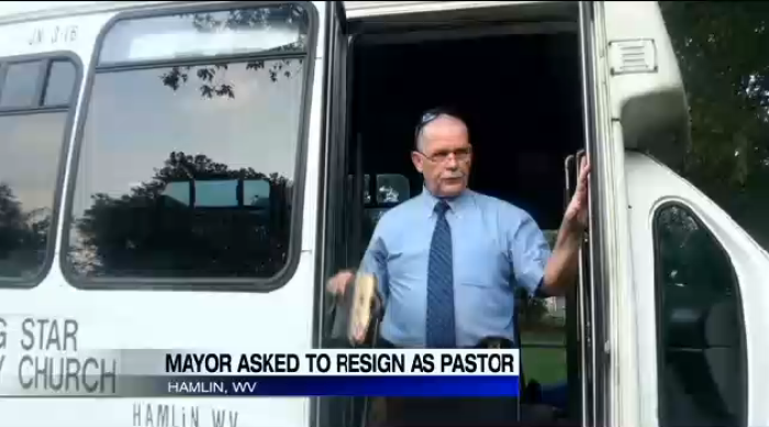 Mayor and police chief of Lincoln County, W.Va., Chris Wilkinson was asked to resign as pastor of Morningstar Community Church for using the church's bus in a drug bust.