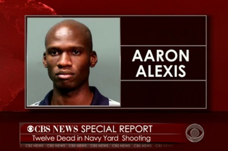 Aaron Alexis, the gunman killed by authorities after he opened fire at the Washington Navy Yard in Washington, D.C. Monday, killing at least 12.
