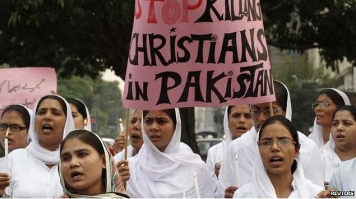 Pakistani Christians protest a perceived government indifference to their lives.