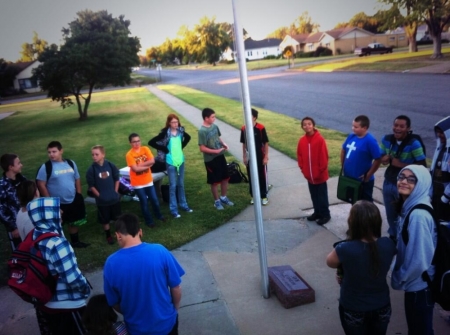 "Had a great turn out for Watonga Middle School this morning for #syatp," tweeted @staginny, Sept. 25, 2013.